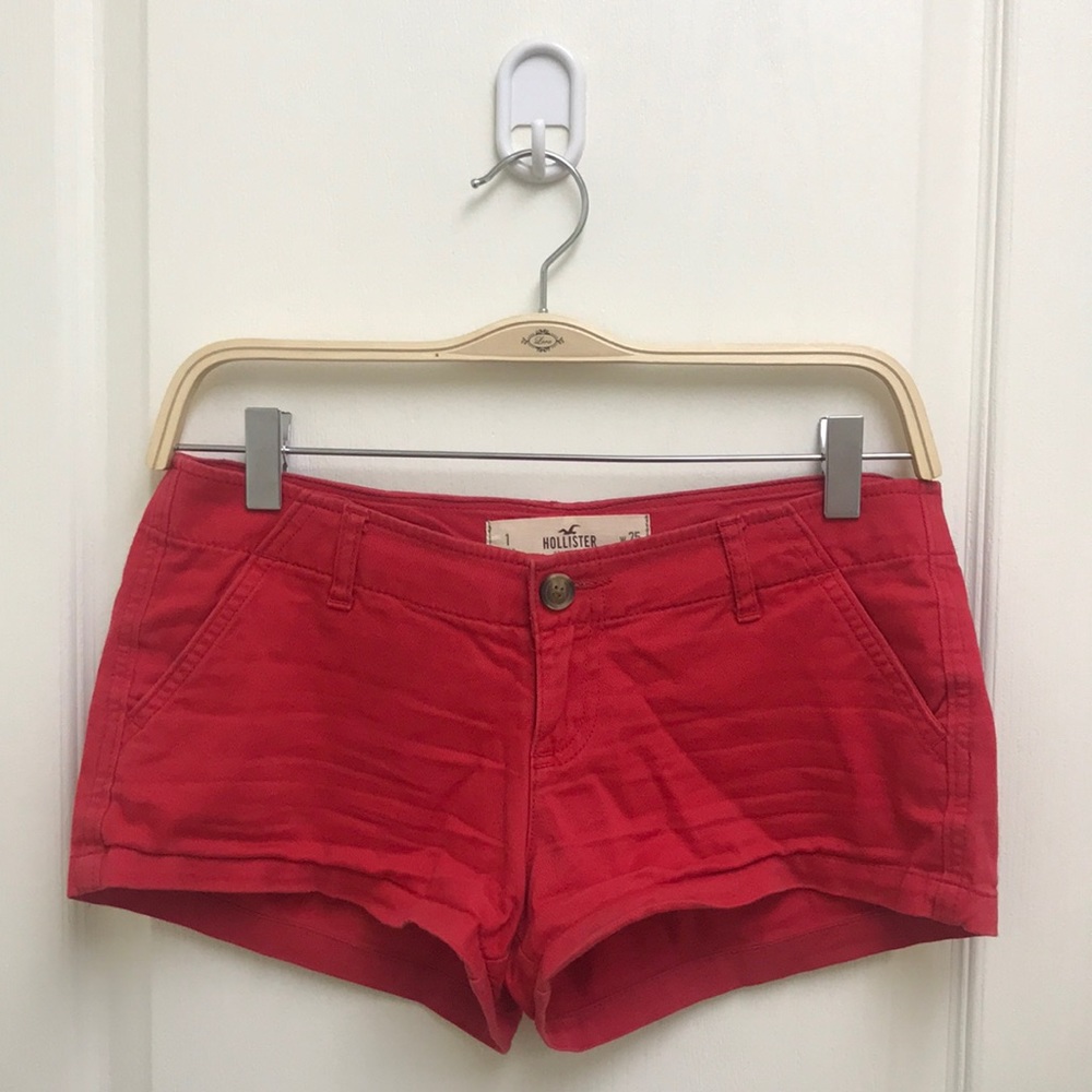 Hollister Red Shorts